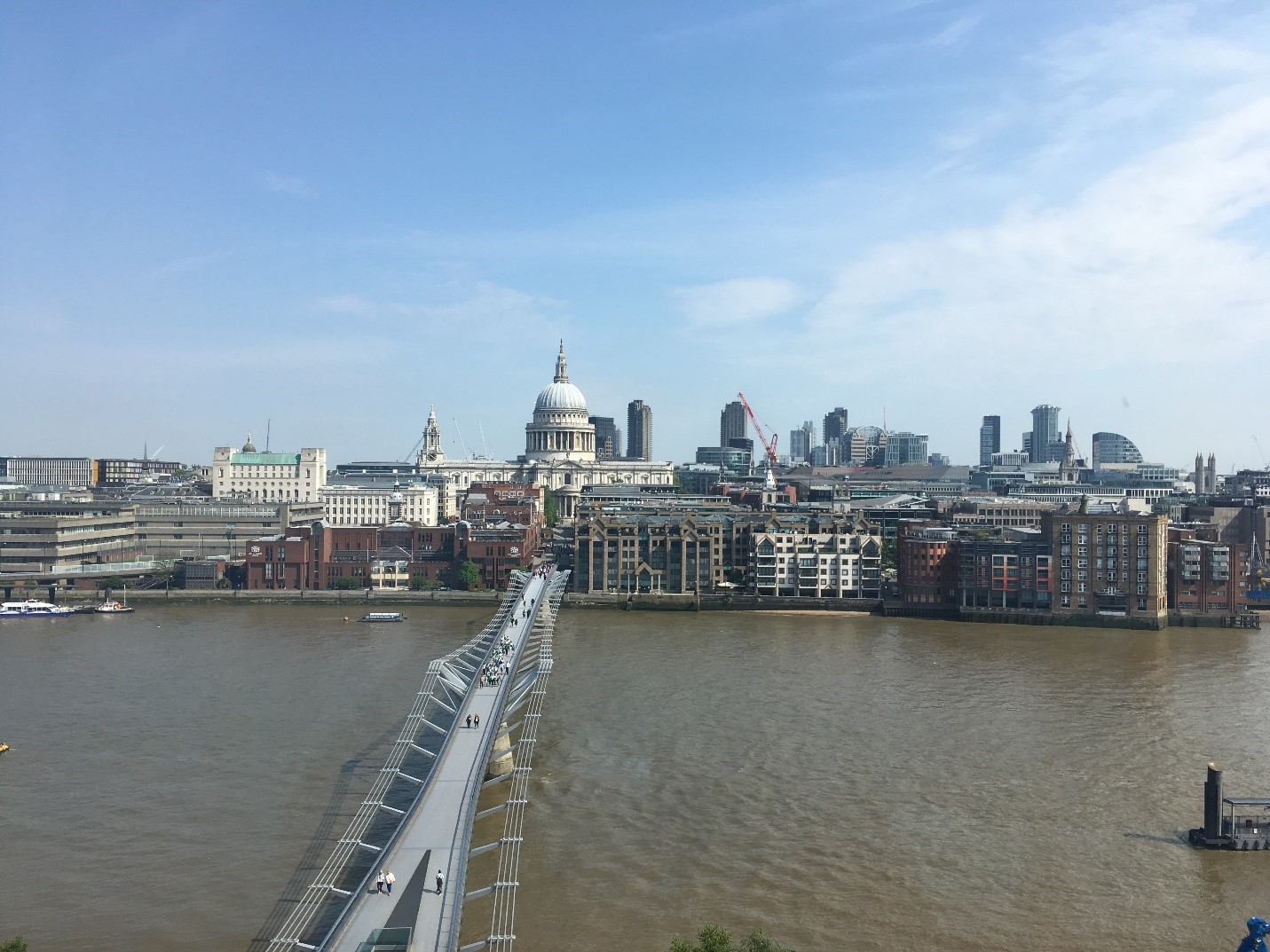 Photograph Thames London St Paul's Cathedral